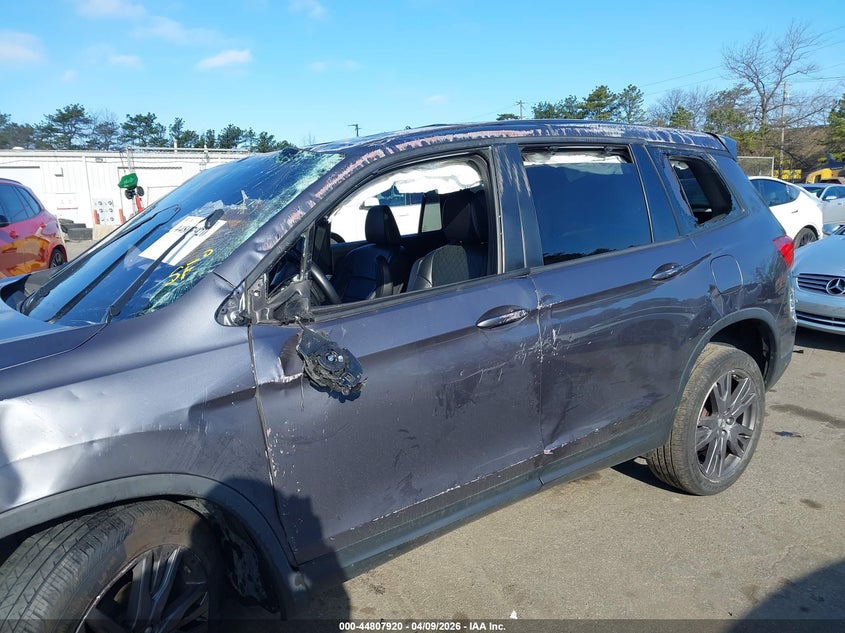 2021 Honda Passport Awd Ex-L VIN: 5FNYF8H5XMB001129 Lot: 44807920