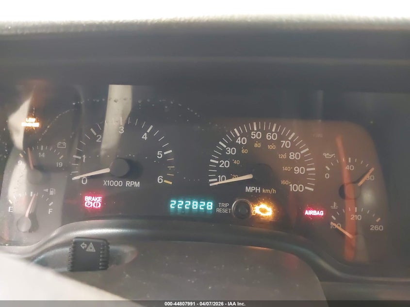 2000 Jeep Cherokee Sport VIN: 1J4FF48S7YL125877 Lot: 44807991