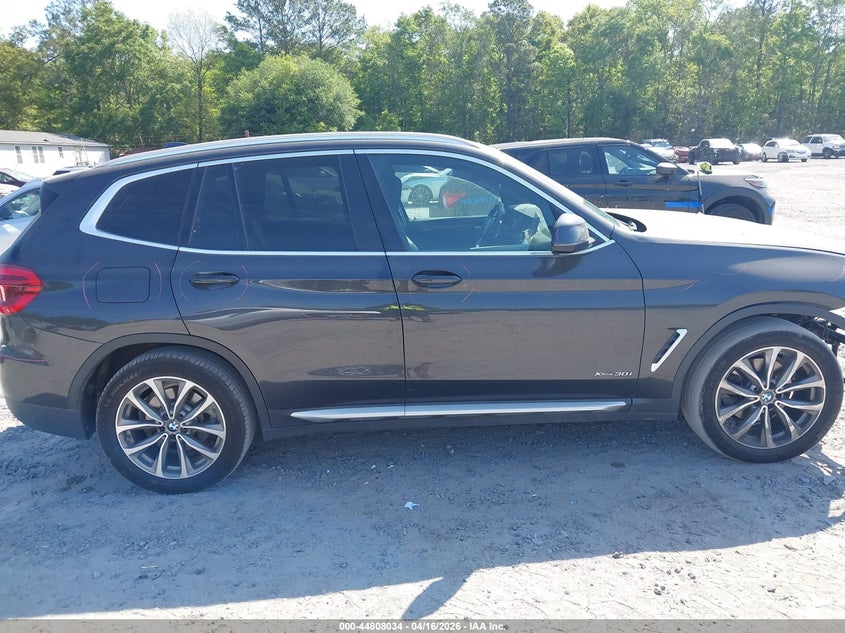 2018 BMW X3 2.0 xDrive30I black Lot 111044808034 Vin 5UXTR9C53JLC72865