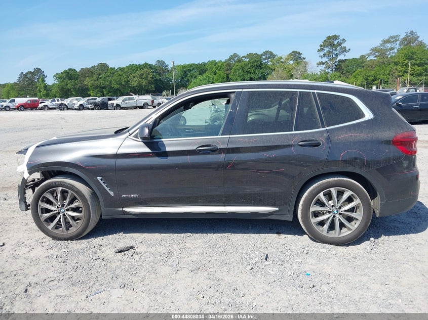2018 BMW X3 2.0 xDrive30I black Lot 111044808034 Vin 5UXTR9C53JLC72865