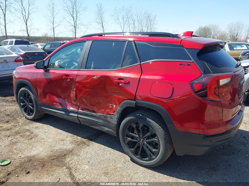 2022 Gmc Terrain 1.5 Awd Sle red Lot 111044808079 Vin 3GKALTEV0NL205852