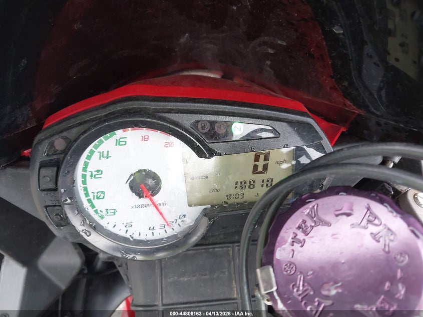 2011 Kawasaki Zx600 R VIN: JKAZX4R19BA026125 Lot: 44808163