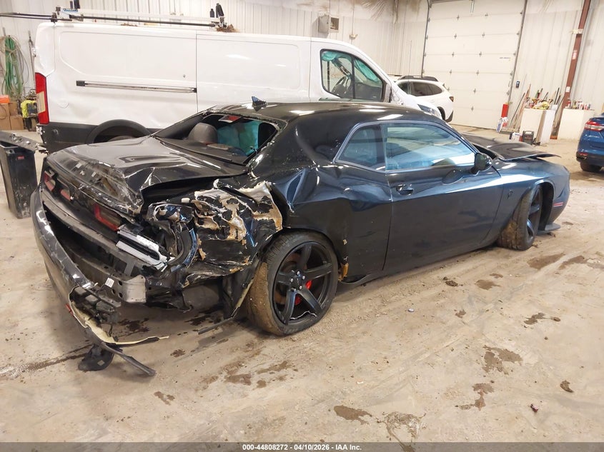 2C3CDZC93NH237234 2022 Dodge Challenger 6.2 Srt Hellcat black