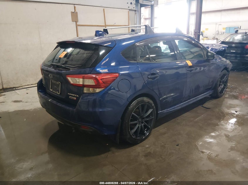2017 Subaru Impreza 2.0 2.0I Sport blue Lot 111044808288 Vin 4S3GTAM66H3731441