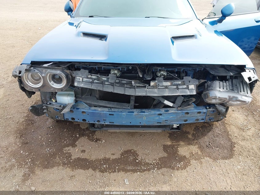 2022 Dodge Challenger 3.6 Sxt blue Lot 111044808313 Vin 2C3CDZAG1NH200099