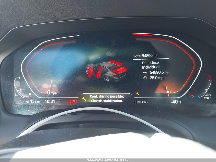 2021 BMW 330I VIN: 3MW5R1J07M8C09972 Lot: 44808331