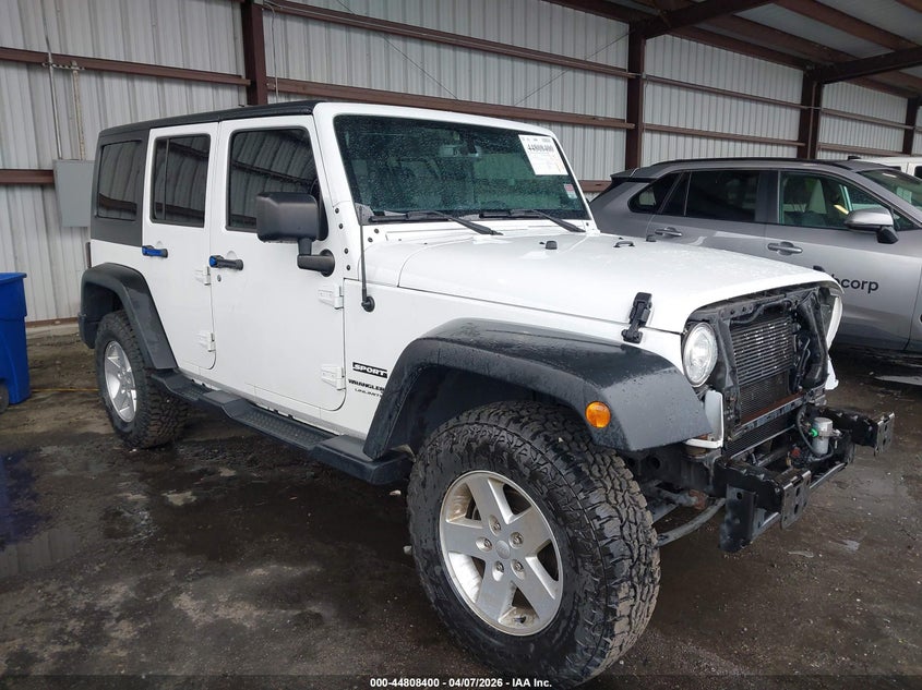 2018 Jeep Wrangler Jk Unlimited Sport S 4X4