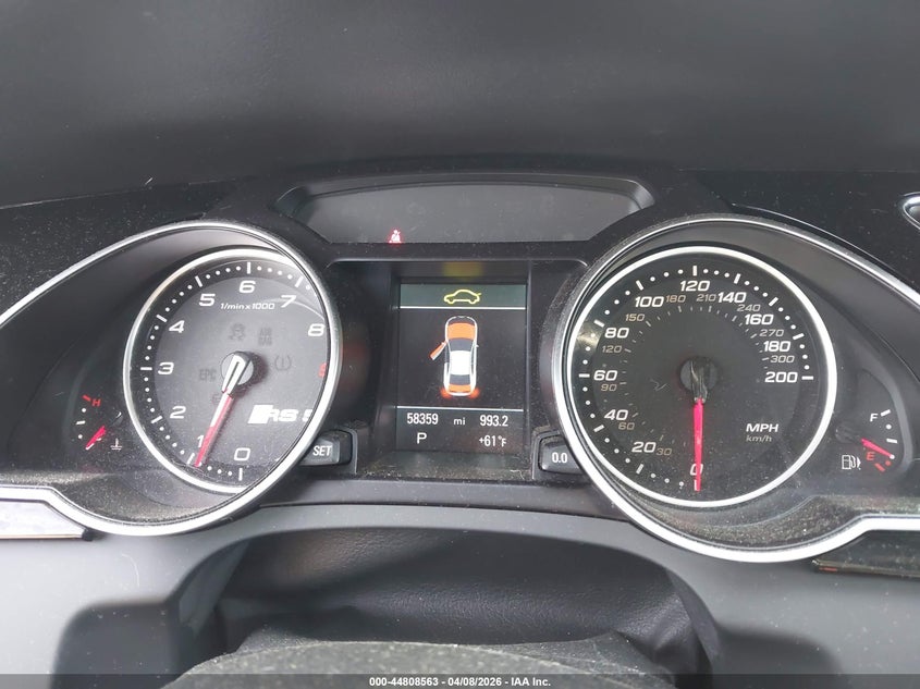 2013 Audi Rs 5 4.2 VIN: WUAC6AFRXDA900981 Lot: 44808563