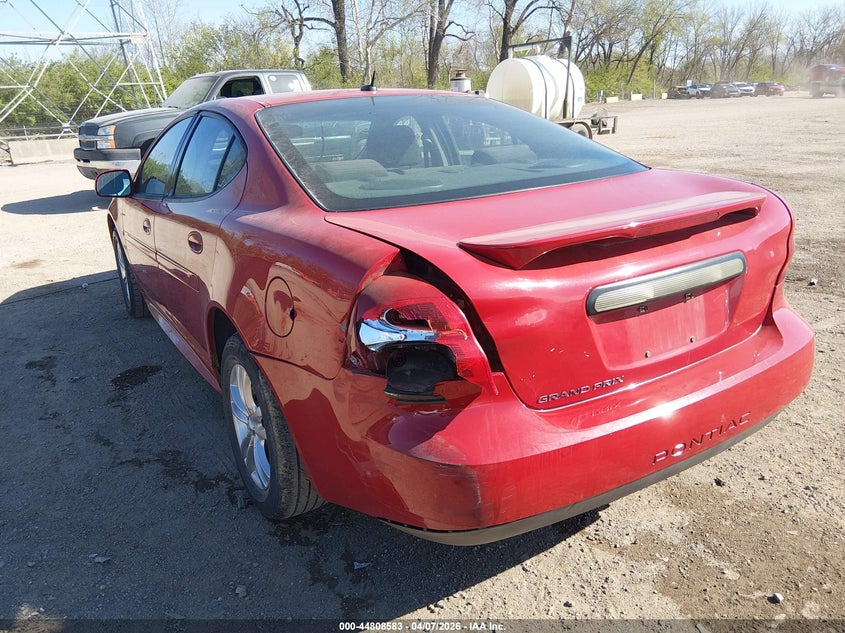2008 Pontiac Grand Prix VIN: 2G2WP552081186236 Lot: 44808583