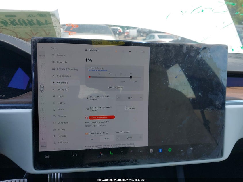 2022 Tesla Model S Dual Motor All-Wheel Drive VIN: 5YJSA1E51NF471339 Lot: 44808602