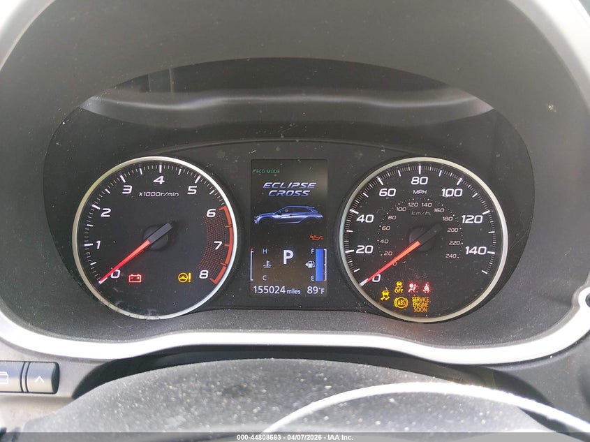 2020 Mitsubishi Eclipse Cross Le 1.5T VIN: JA4AS4AAXLZ001714 Lot: 44808683