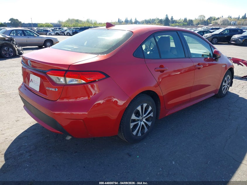 2020 TOYOTA COROLLA SEDAN 1.8L I-4 DOHC, VVT, 96HP