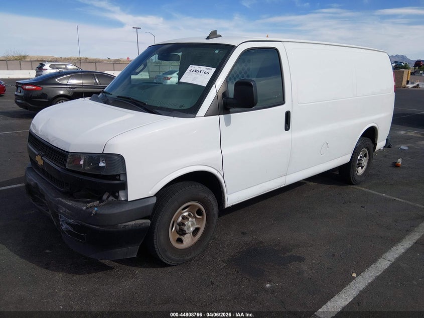 Vin: 1gcwgafg7l1275198, lot: 45306034, chevrolet express cargo rwd 2500 regular wheelbase wt 20202