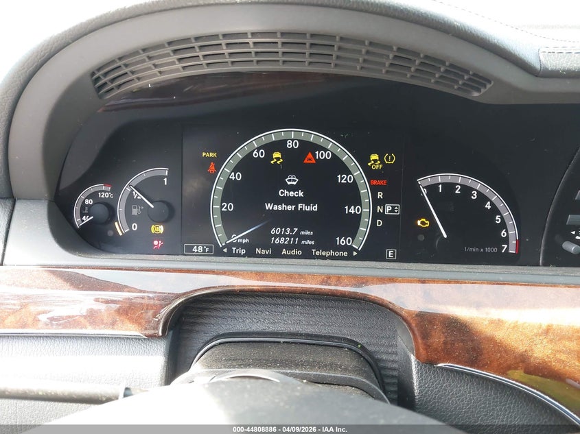 2011 Mercedes-Benz S 550 4Matic VIN: WDDNG8GB2BA379738 Lot: 44808886