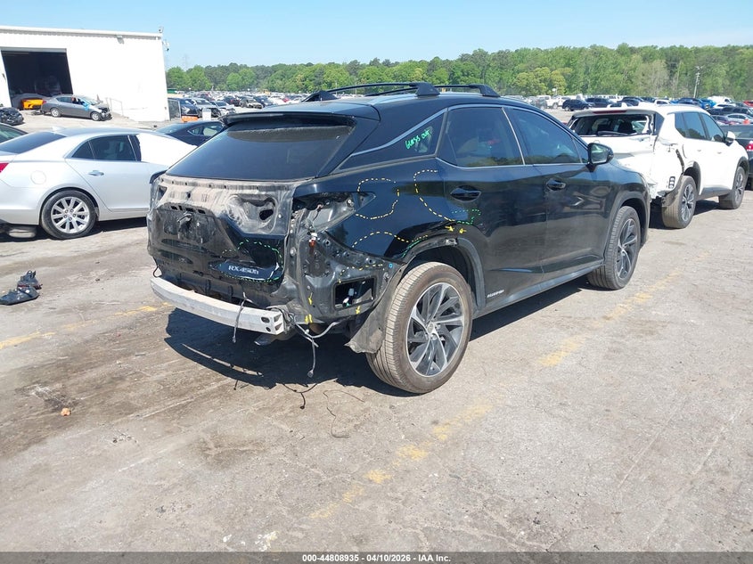 Vin: 2t2bgmca0gc005338, lot: 45306203, lexus rx 450h 20164