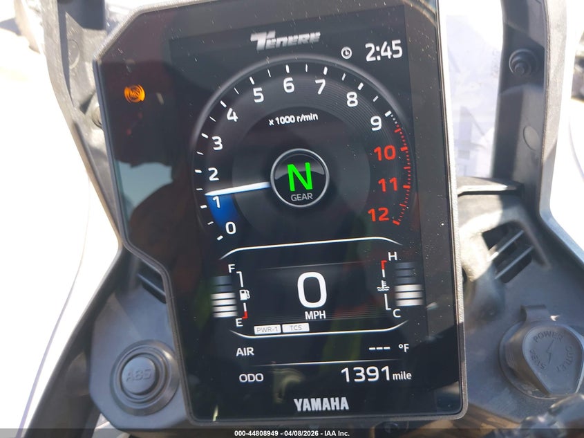 2025 YAMAHA XTZ690 auction photo 7