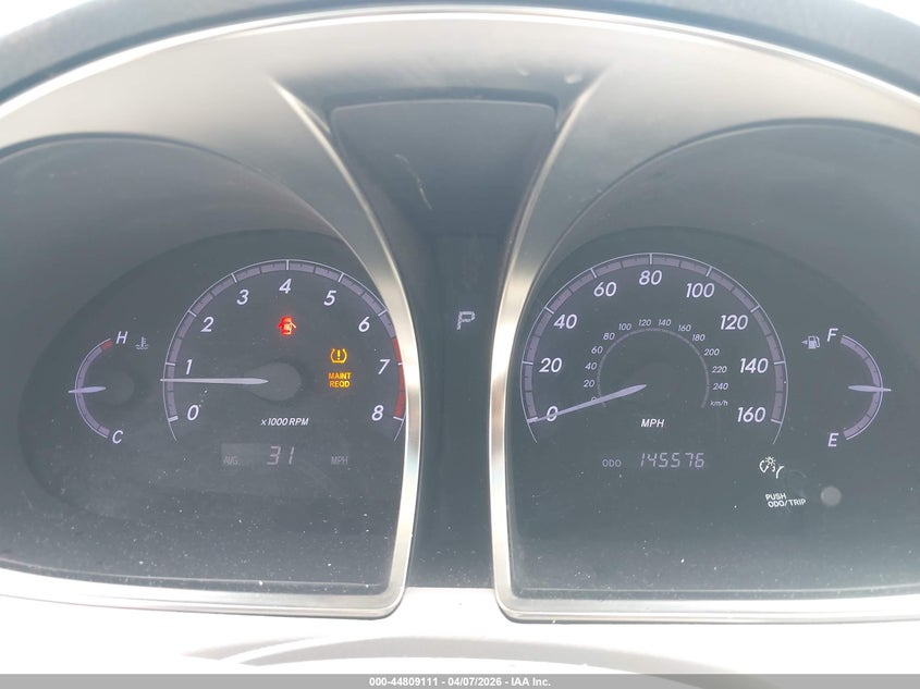 2011 Toyota Avalon VIN: 4T1BK3DB3BU376280 Lot: 44809111