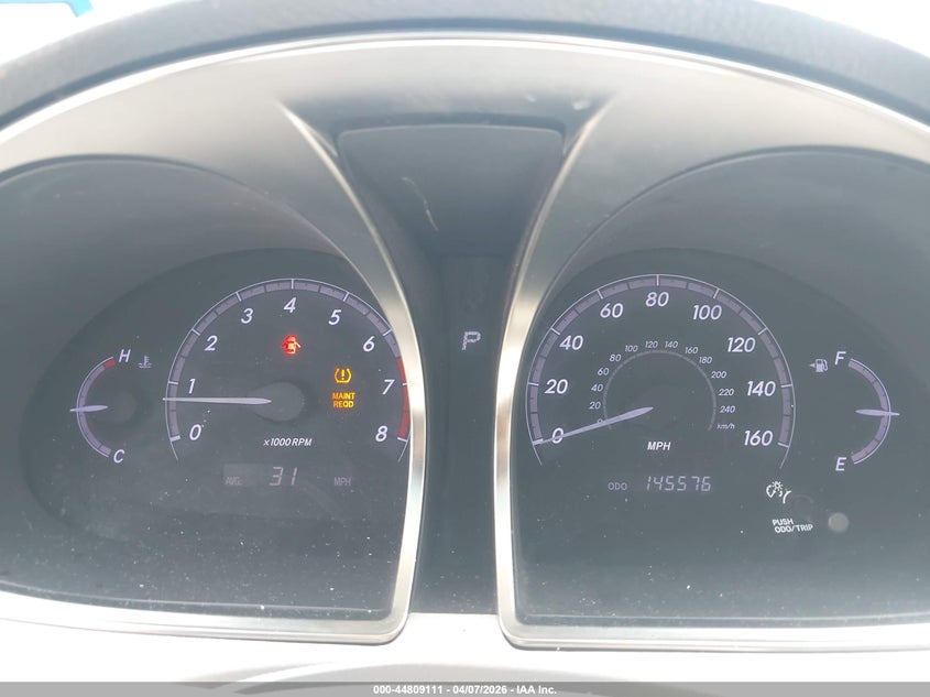 2011 Toyota Avalon VIN: 4T1BK3DB3BU376280 Lot: 44809111