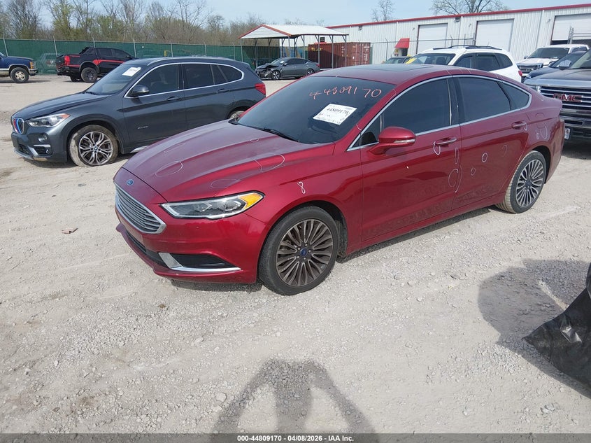 2018 Ford Fusion Se 3FA6P0H94JR158017 photo 1