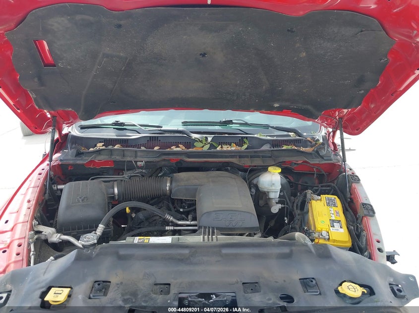 2022 Ram 1500 3.6 Ram Classic Tradesman 4X4 5'7 Box red Lot 111044809201 Vin 3C6RR7KG7NG206247