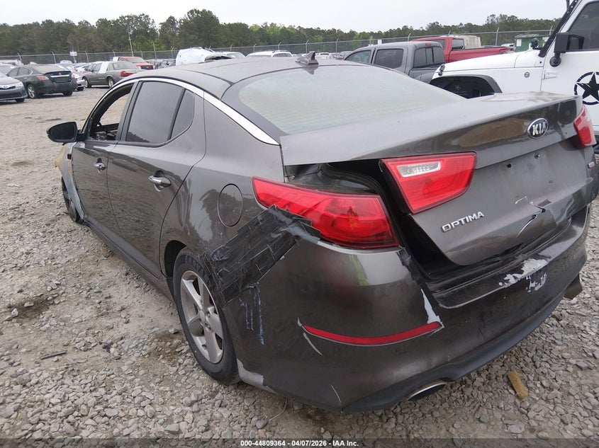 Vin: 5xxgm4a7xeg309938, lot: 45306632, kia optima lx 20143