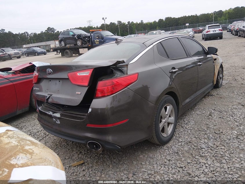 Vin: 5xxgm4a7xeg309938, lot: 45306632, kia optima lx 20144