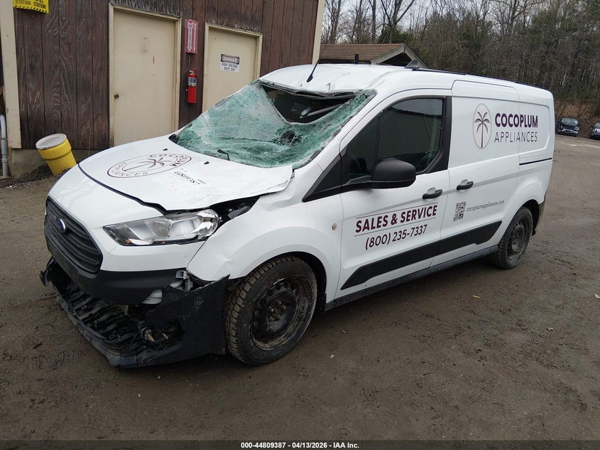 2021 Ford Transit 2.5 Connect Xl white Lot 111044809387 Vin NM0LS7E78M1498533