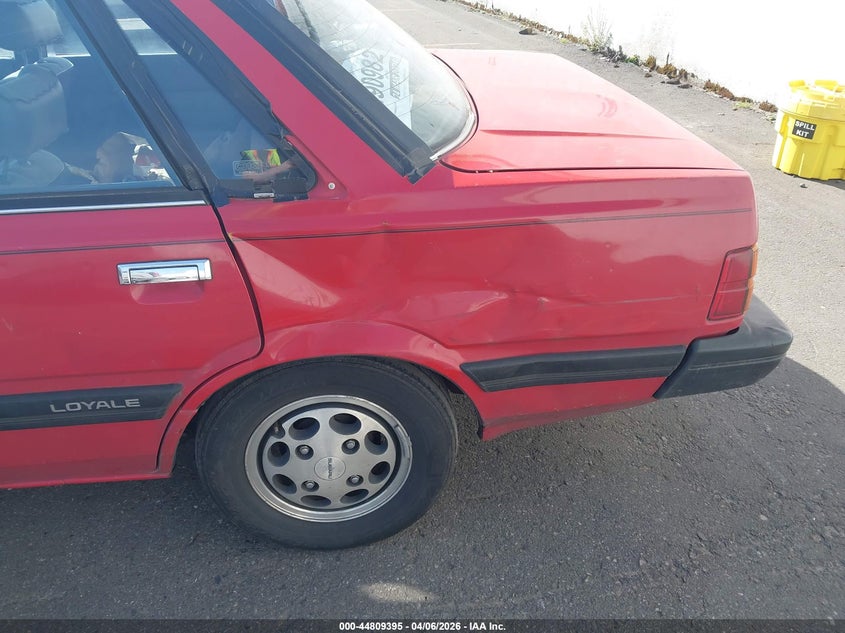 1991 Subaru Loyale VIN: JF1AC422XMB207450 Lot: 44809395
