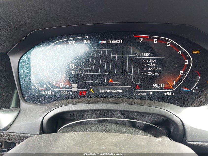 2021 BMW M340I VIN: 3MW5U7J08M8C05799 Lot: 44809420