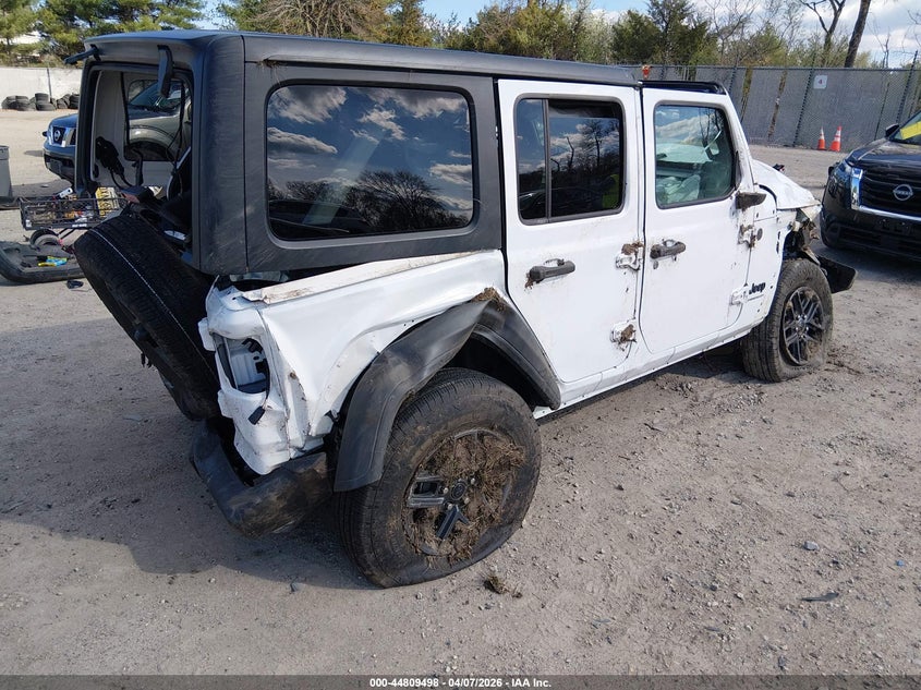 Vin: 1c4pjxdn5tw152772, lot: 45306766, jeep wrangler sport s 4x4 20264