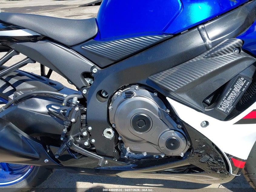 2026 Suzuki Gsx-R600 VIN: JS1GN7FAXT7100895 Lot: 44809535