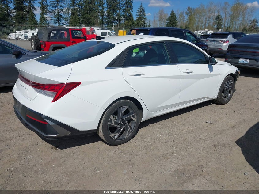 2025 Hyundai Elantra Sel Convenience