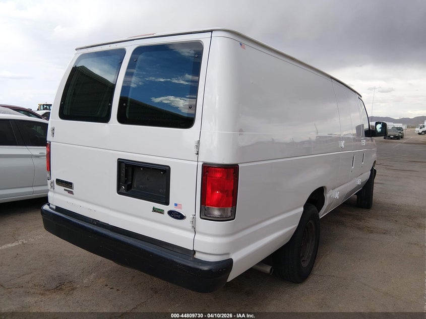 2013 Ford Econoline 4.6 E-250 Commercial white Lot 111044809730 Vin 1FTNS2EW3DDB11472