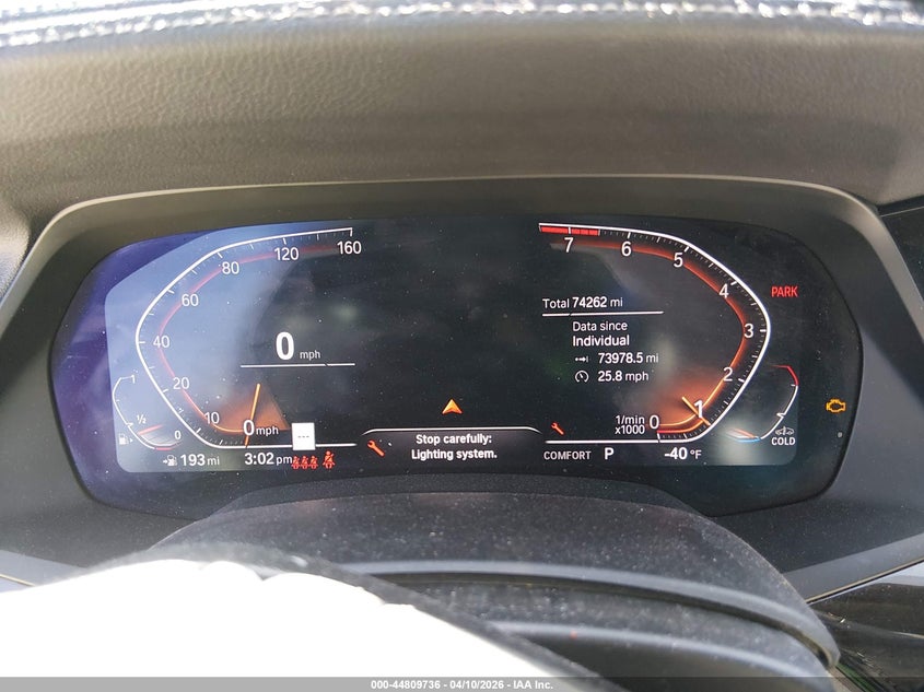 2019 BMW X5 xDrive40I VIN: 5UXCR6C52KLL11510 Lot: 44809736