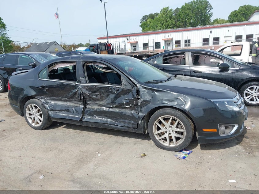 2012 Ford Fusion 2.5 Sel black Lot 111044809743 Vin 3FAHP0JA0CR387312