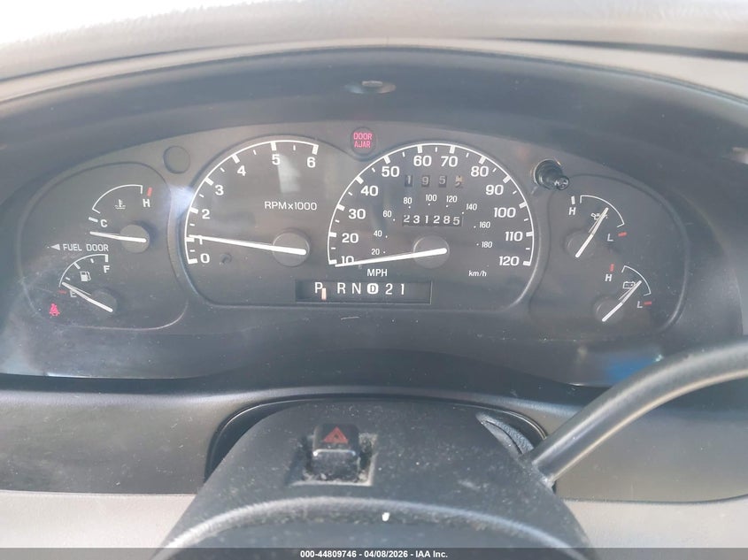 2000 Ford Explorer Xls VIN: 1FMZU72X4YZA97222 Lot: 44809746