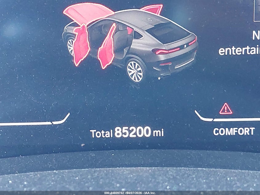 2020 BMW X6 xDrive40I VIN: 5UXCY6C03L9D13582 Lot: 44809752