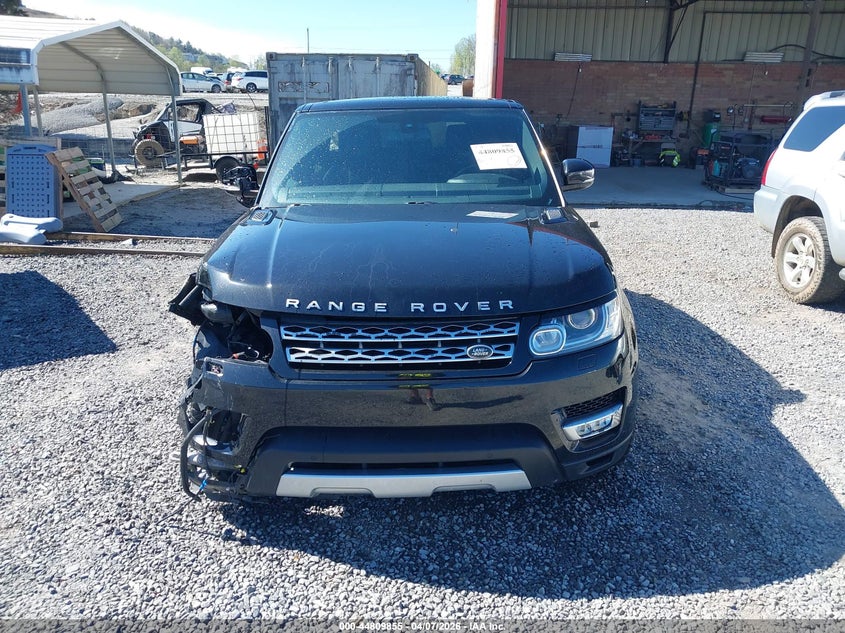 2015 Land Rover Range Rover Sport 3.0L V6 Supercharged Hse VIN: SALWR2VF5FA516908 Lot: 44809855