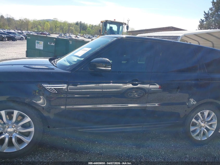 2015 Land Rover Range Rover Sport 3.0L V6 Supercharged Hse VIN: SALWR2VF5FA516908 Lot: 44809855