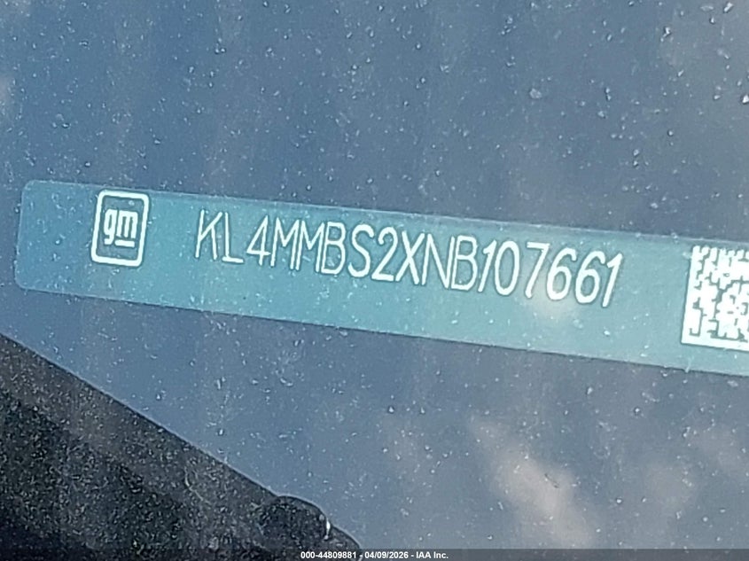 2022 Buick Encore Gx Fwd Preferred VIN: KL4MMBS2XNB107661 Lot: 44809881