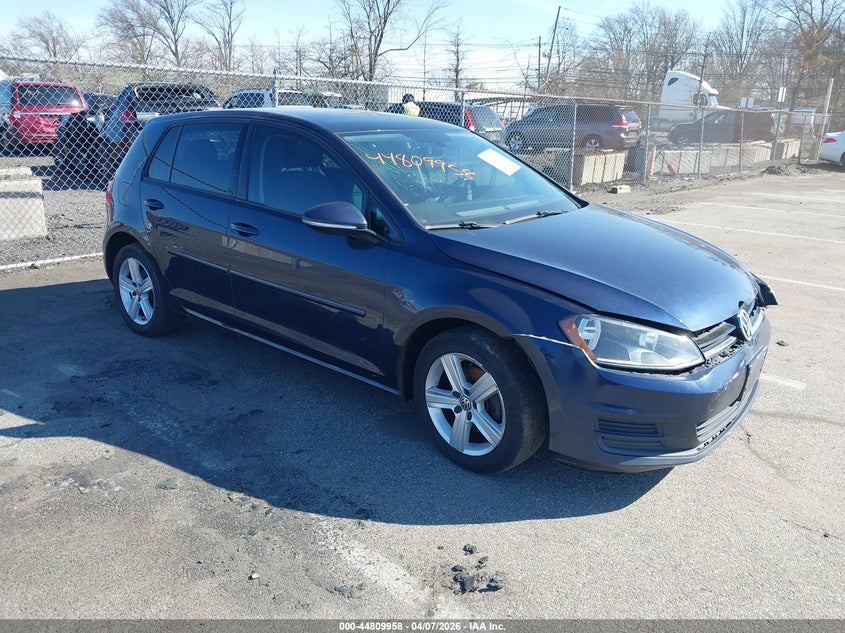 2017 Volkswagen Golf Tsi S 4-Door/Tsi Se 4-Door/Tsi Sel 4-Door/Tsi Wolfsburg Edition 4-Door