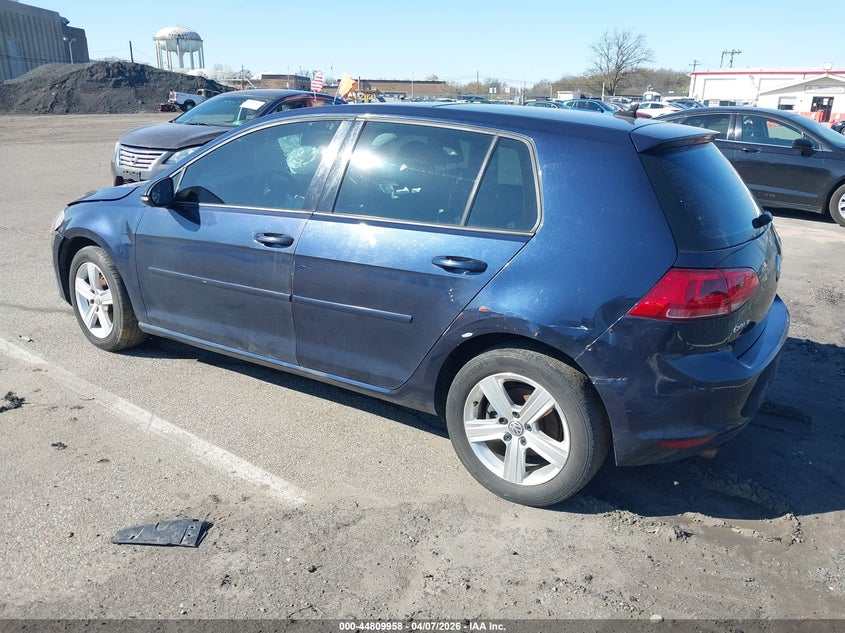 2017 Volkswagen Golf Tsi S 4-Door/Tsi Se 4-Door/Tsi Sel 4-Door/Tsi Wolfsburg Edition 4-Door