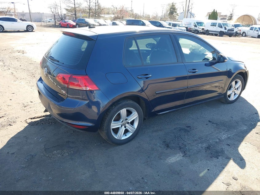 2017 Volkswagen Golf Tsi S 4-Door/Tsi Se 4-Door/Tsi Sel 4-Door/Tsi Wolfsburg Edition 4-Door