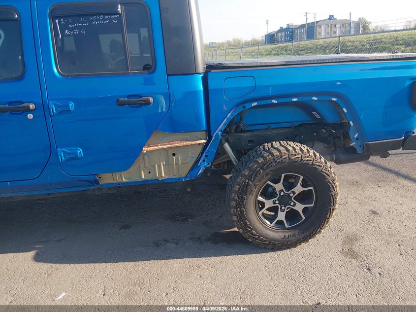 2021 Jeep Gladiator Sport S 4X4 VIN: 1C6HJTAG0ML507280 Lot: 44809959