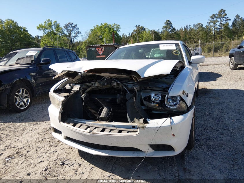 2013 Dodge Charger 3.6 Police white Lot 111044810106 Vin 2C3CDXAG4DH661378