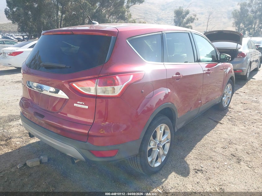 2013 Ford Escape 1.6 Sel Red Lot 111044810112 Vin 1FMCU0HX0DUA75200