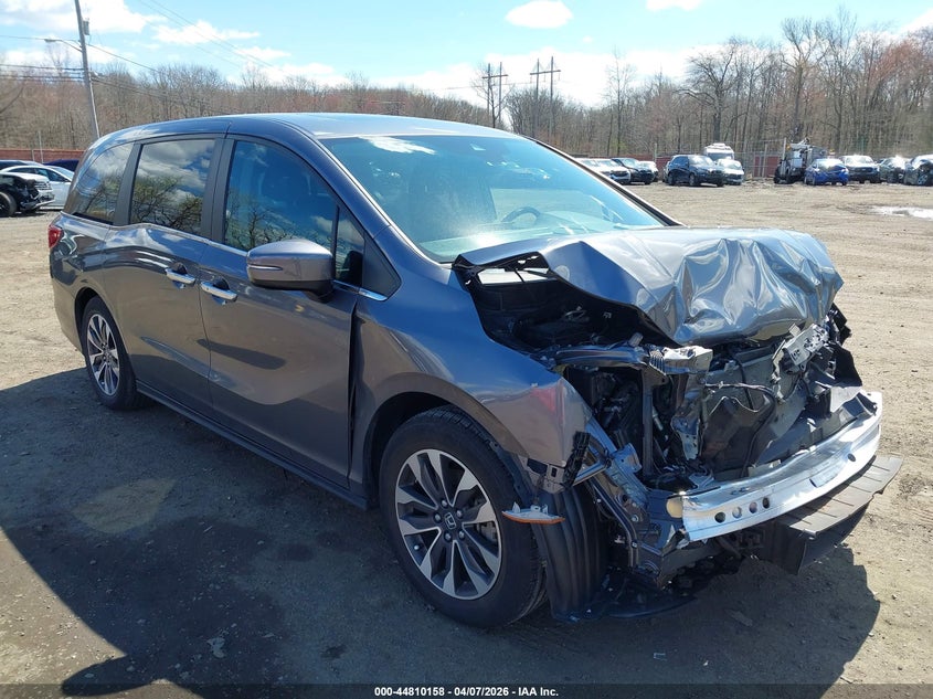 2022 Honda Odyssey Ex-L VIN: 5FNRL6H7XNB044910 Lot: 44810158