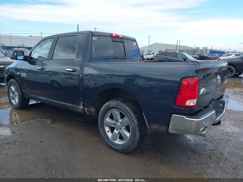 2017 Ram 1500 5.7 Ram Big Horn 4X4 5'7 Box blue Lot 111044810199 Vin 3C6RR7LT3HG564364