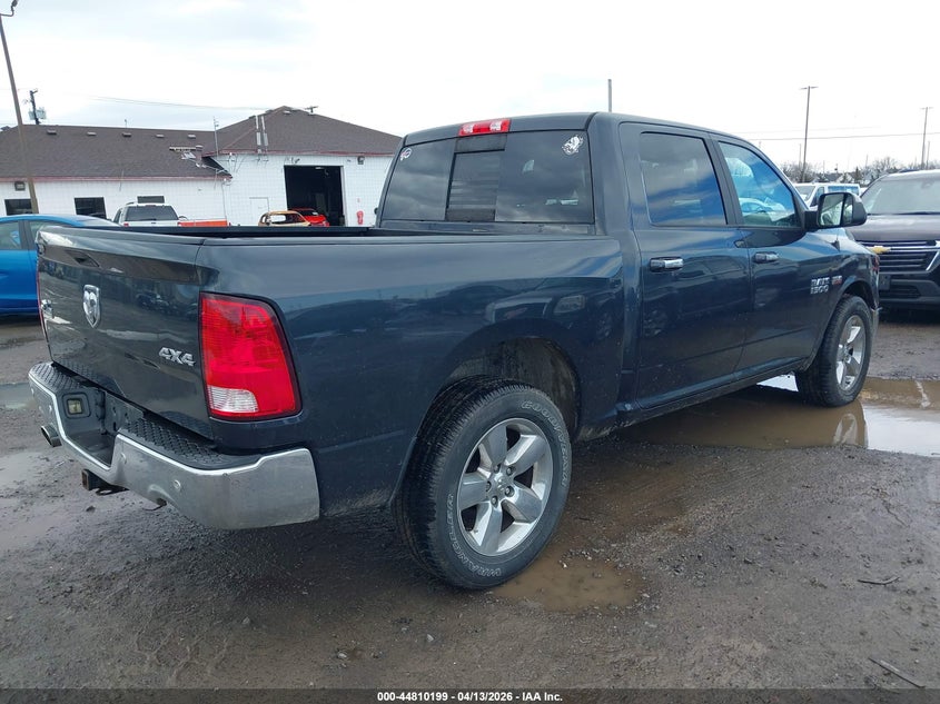2017 Ram 1500 5.7 Ram Big Horn 4X4 5'7 Box blue Lot 111044810199 Vin 3C6RR7LT3HG564364