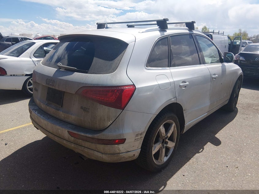 2012 Audi Q5 2.0 2.0T Premium silver Lot 111044810222 Vin WA1CFAFP9CA014896